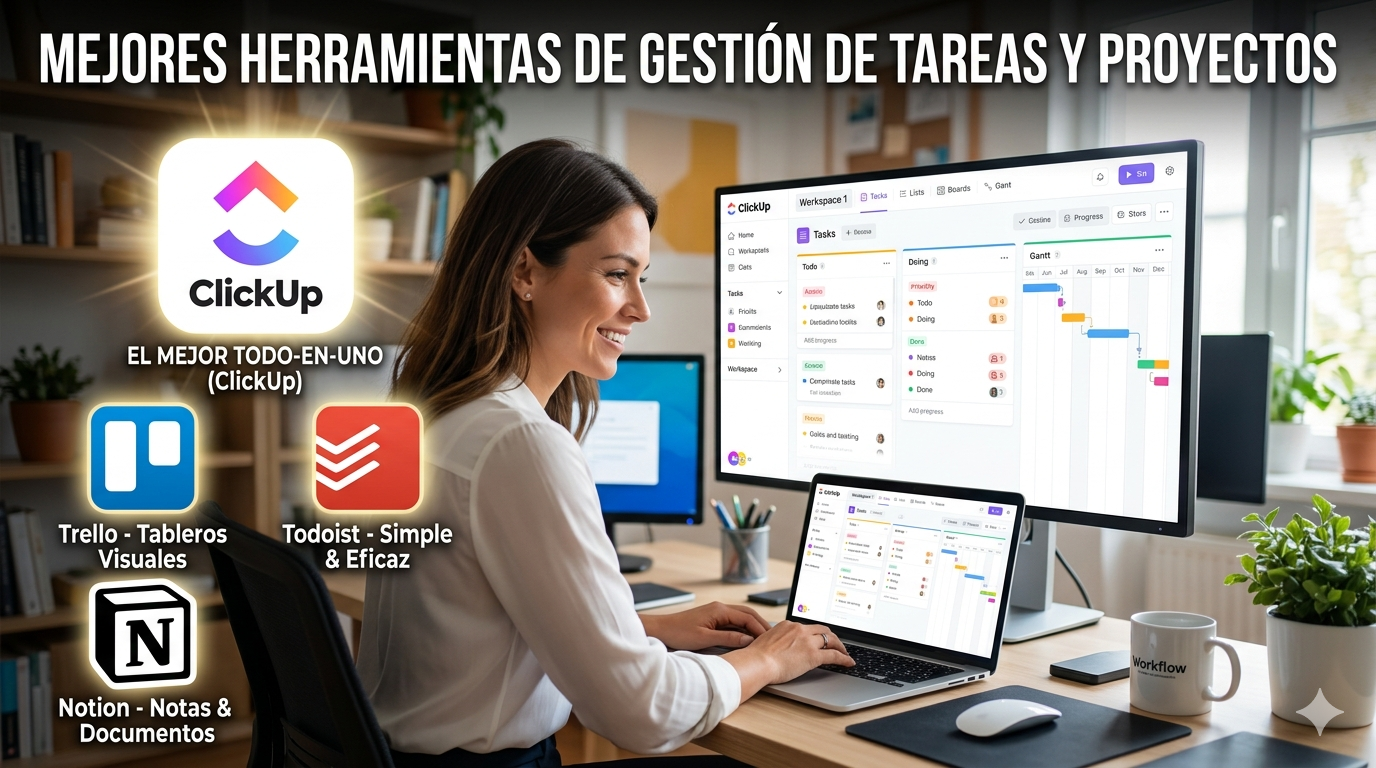 Mejores herramientas para organizar tu trabajo y ahorrar tiempo